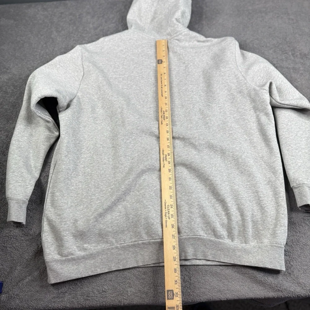 Adidas Sweater Mens Size 2XL Gray Casual Pullover Hoodie Sweatshirt - Picture 6 of 7